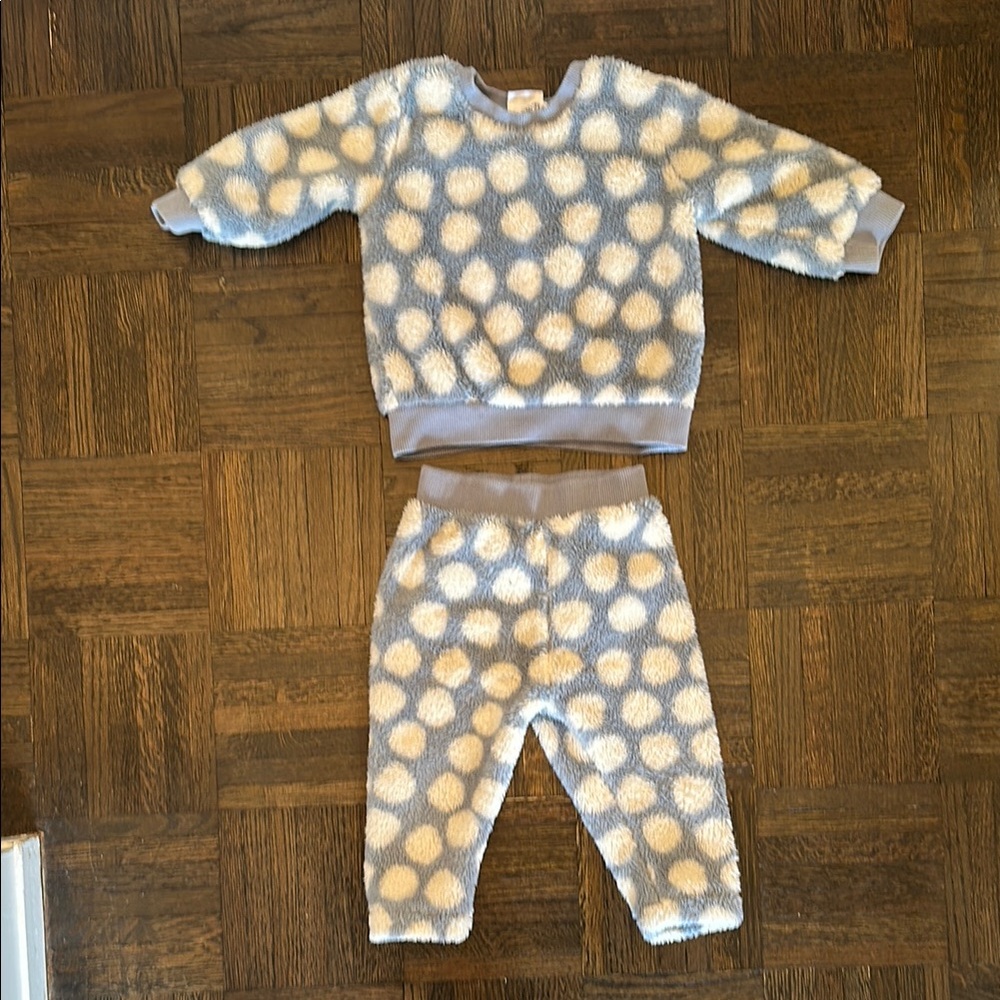 Cozy Polka Dot Kids Matching Set